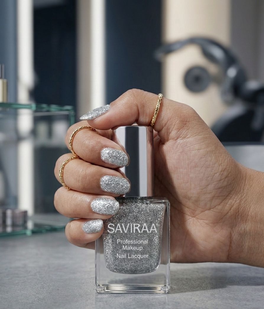 SAVIRAA Professional Makeup Nail Lacquer – 4 Color Set